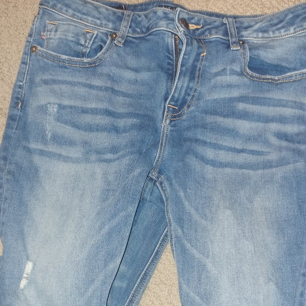 Girls Marley Vigoss Stretch Distressed Jeans W29